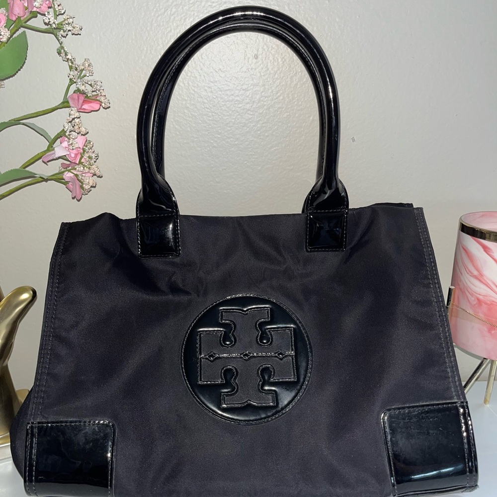 Tory Burch black Miller large tote bag - almost like new